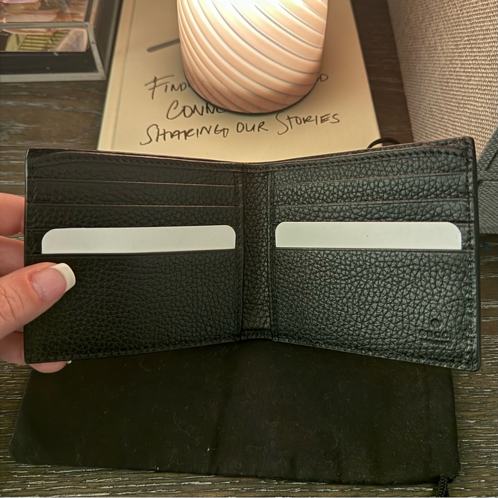 GUCCI ☆ Jumbo GG Wallet ☆ Black ☆ NEW ꨄ W/dust-bag - Picture 9 of 10